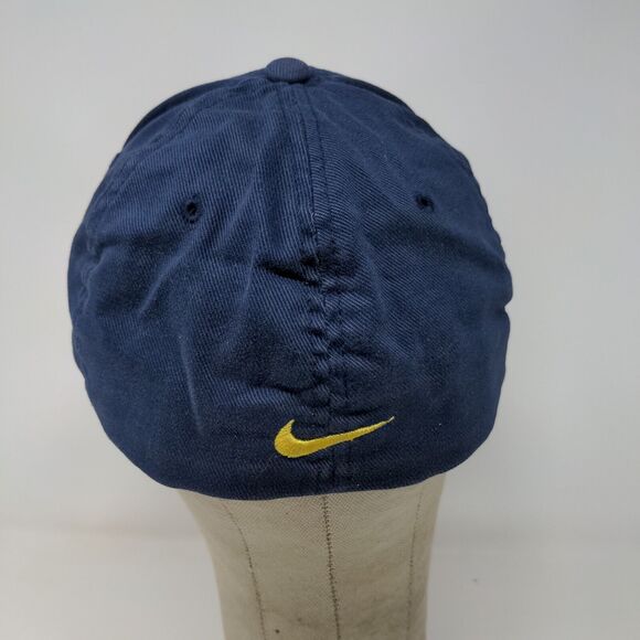 Nike Team Navy Fitted Hat Blue Size Universal Fit Embroidered Logo - Picture 7 of 12